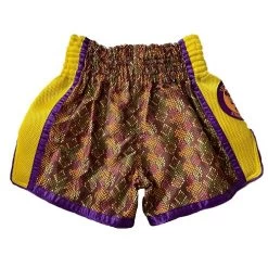 Fluory Eternity Snake Retro Muay Thai Shorts Yellow 6 Fluory Eternity Snake Retro Muay Thai Shorts Yellow -Boxing Store FluoryEternitySnakeRetroMuayThaiShortsYellow1