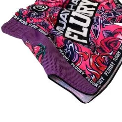 Fluory Eternity Tattoo Retro Muay Thai Shorts Purple -Boxing Store FluoryEternityTattooRetroMuayThaiShortsPurple3