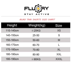 Fluory Eternity Snake Retro Muay Thai Shorts Grey -Boxing Store FluoryMuayThaiShortsSizeChart 1b049c6a 75b5 4227 8e49 6f4cceacd8f8