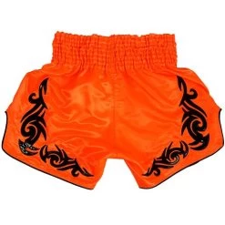 Fluory Neon Retro Muay Thai Shorts Orange -Boxing Store FluoryNeonRetroMuayThaiShortsOrange1