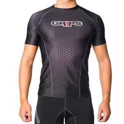 Grips GT01 Short Sleeve Rashguard Black