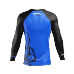 Humble Long Sleeve Ranked Rash Guards -Boxing Store HumbleBluerankmockupBACK1080x1080