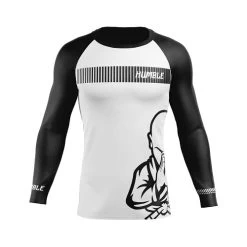 Humble Long Sleeve Ranked Rash Guards -Boxing Store HumbleWhiterankmockupFRONT1080x1080