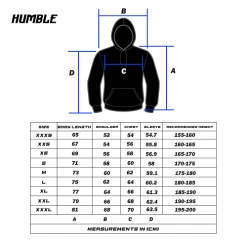 Humble Jiu Jitsu Championship Hoodie 13 Humble Jiu Jitsu Championship Hoodie -Boxing Store JIUJITSUCHAMPIONSHIPHOODIEsizechart