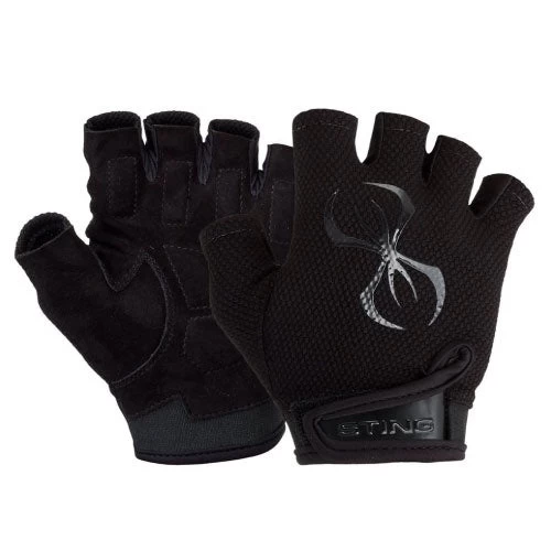 Sting K1 Womens Weight Training Gloves - Black 3 Sting K1 Womens Weight Training Gloves - Black