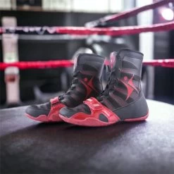 Kangrui Pro High Top Boxing Shoes Black 15 Kangrui Pro High Top Boxing Shoes Black -Boxing Store KangBlack