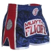 Fluory Eternity Retro Muay Thai Shorts Blue -Boxing Store MTF Eternity Blue