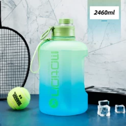 Motion 2.46L Water Bottle Large Capacity Kettle With Straw -Boxing Store Motion2.46LWaterBottleLargeCapacityKettlewithStrawGreen1