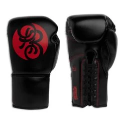 Powrbox Pinnacle Lace Up Boxing Gloves - Bloodbath