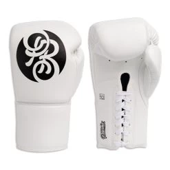 Powrbox Pinnacle Lace Up Boxing Gloves - Panda