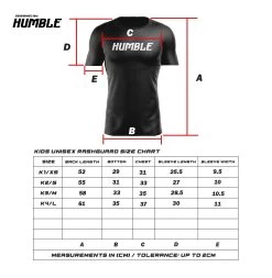 Humble Culture Hype Rashguard -Boxing Store RashguardKidsSizechart2