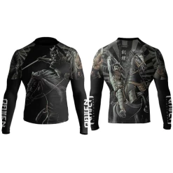 Raven Four Samurai Famine Rashguard -Boxing Store Raven Four Samurai Famine Rashguard