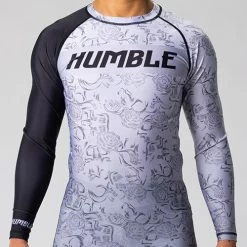 Humble Rose Kill Long Sleeve Rashguard -Boxing Store RoseKillfrontview500x500x72px