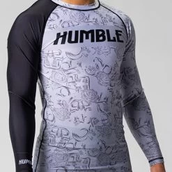 Humble Rose Kill Long Sleeve Rashguard -Boxing Store RoseKillsideview1500x500x72px