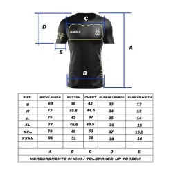 Humble SRP Rashguard Short Sleeve -Boxing Store SRPrashSizechart500x500