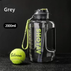 Shotay Tritan Large Capacity Water Bottles With Straw -Boxing Store ShotayLargeCapacityWaterBottleswithStraw2000ml