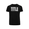 Title Boxing Iconic Block T Shirt - Black/Grey -Boxing Store TITLE Boxing Iconic Block Tee