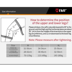 TMT 3D Knee Brace Pad -Boxing Store TMT3DKneeBracePad2