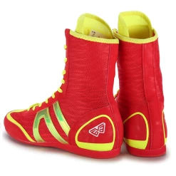 Viniatoo Breathable Boxing Shoes Red 8 Viniatoo Breathable Boxing Shoes Red -Boxing Store ViniatooBreathableBoxingShoesRed3