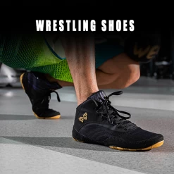 Viniatoo Professional Wrestling Shoes Black -Boxing Store ViniatooProfessionalWrestlingShoes1