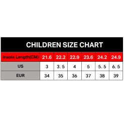 Viniatoo Professional Wrestling Shoes Kids 11 Viniatoo Professional Wrestling Shoes Kids -Boxing Store ViniatooProfessionalWrestlingShoesKidsSizeChart