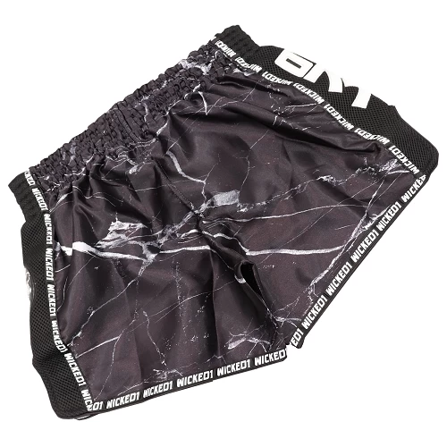 Wicked One Broken Muay Thai Shorts Black 5 Wicked One Broken Muay Thai Shorts Black - Image 3