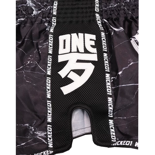 Wicked One Broken Muay Thai Shorts Black 6 Wicked One Broken Muay Thai Shorts Black - Image 4