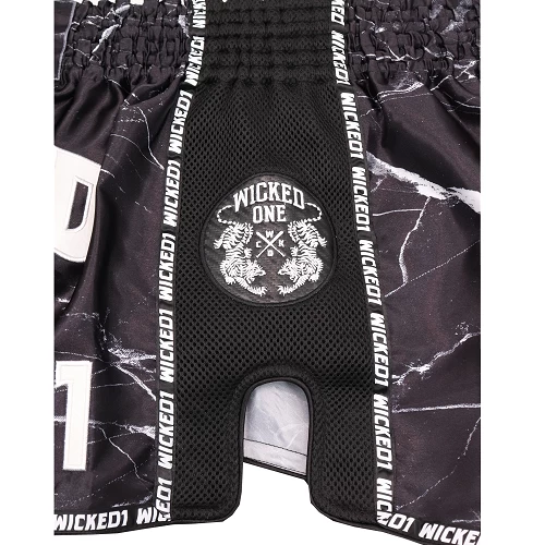 Wicked One Broken Muay Thai Shorts Black 7 Wicked One Broken Muay Thai Shorts Black - Image 5