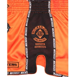 Wicked One Infamous Muay Thai Shorts Orange -Boxing Store WickedInfamousOrange3