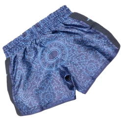 Wicked One Lion Muay Thai Shorts Blue -Boxing Store WickedOneLionThaiMuayThaiShorts2