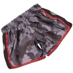 Wicked One Overcome Muay Thai Shorts Black Camo -Boxing Store WickedOneOvercomeMuayThaiShortsBlackCamo2