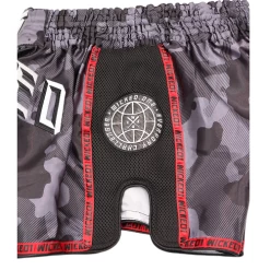 Wicked One Overcome Muay Thai Shorts Black Camo -Boxing Store WickedOneOvercomeMuayThaiShortsBlackCamo4