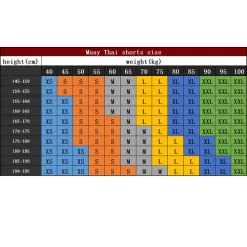 Wicked One Conflict Muay Thai Shorts -Boxing Store WickedSizeChart dfa2e840 155d 444c b6dd 7a31cb386dbd