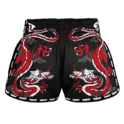 TUFF Chinese Dragon Retro Muay Thai Shorts Black -Boxing Store Z 60691c90 f84a 4ed3 ba07 a2b177f0076a