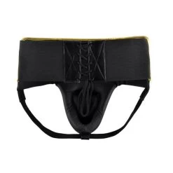 Adidas Boxing Adistar Pro Abdo Groin Guard -Boxing Store adiPGG01PRO Met Black Silver Gold Back 1 648x648 1