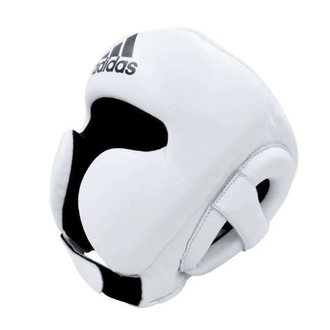 Adidas Adistar Pro Leather Head Guard – White 3 Adidas Adistar Pro Leather Head Guard – White