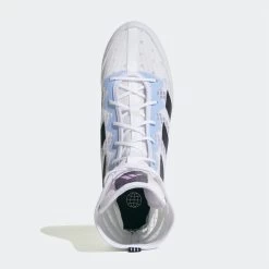 Adidas Box Hog 4 Boxing Shoes Boots - White Grey Lilac -Boxing Store adidas HP6878 boxing boot white grey lilac 07 648x648 1