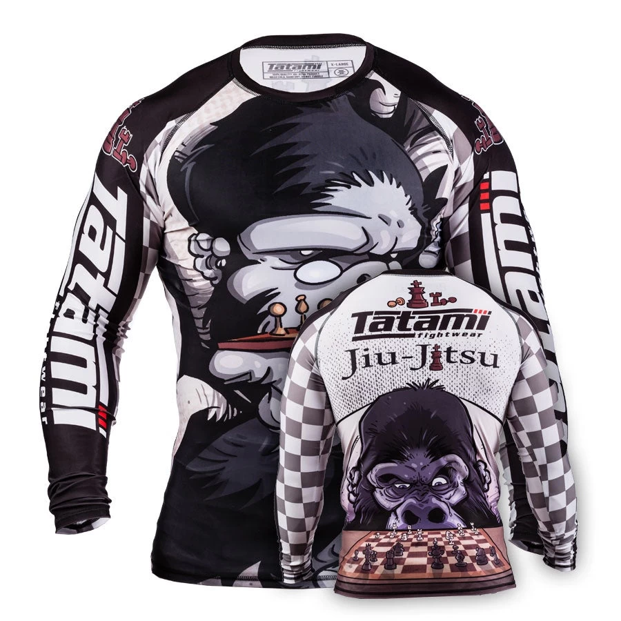 Tatami Chess Gorilla BJJ Rash Guard 3 Tatami Chess Gorilla BJJ Rash Guard
