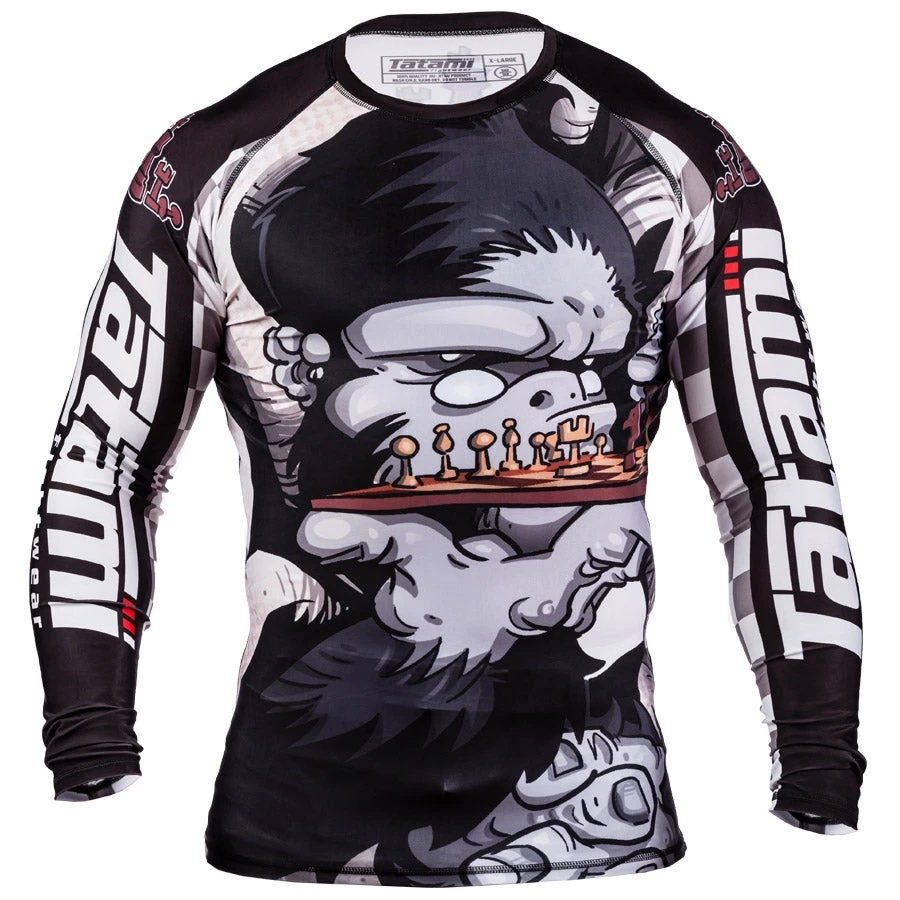 Tatami Chess Gorilla BJJ Rash Guard 4 Tatami Chess Gorilla BJJ Rash Guard - Image 2