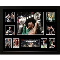 Conor McGregor UFC Double Champ Signed Photo Framed Limited Edition
