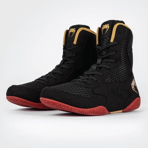 Venum Contender Boxing Shoes - Black/Gold/Red 3 Venum Contender Boxing Shoes - Black/Gold/Red