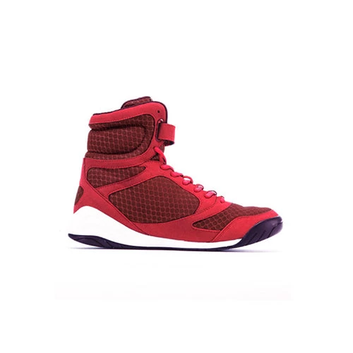 Everlast Elite High Top Boxing Shoes - Red 4 Everlast Elite High Top Boxing Shoes - Red - Image 2