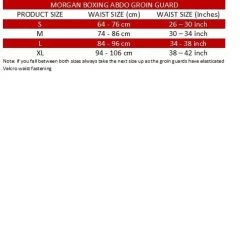 Morgan Platinum Leather Boxing Abdo Groin Guard -Boxing Store groinsize