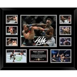 Israel Adesanya 18-0 Stylebender Signed Photo Framed Limited Edition