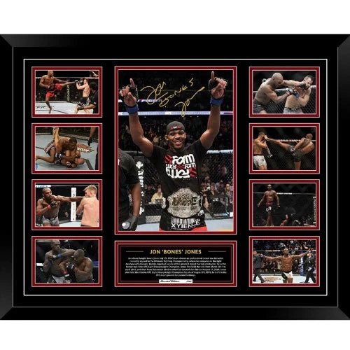 Jon Jones UFC Signed Photo Framed Limited Edition 3 Jon Jones UFC Signed Photo Framed Limited Edition