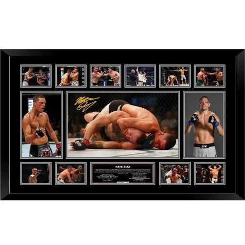 Nate Diaz Signed Limited Edition Photo Framed 3 Nate Diaz Signed Limited Edition Photo Framed