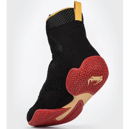 Venum Contender Boxing Shoes - Black/Gold/Red 6 Venum Contender Boxing Shoes - Black/Gold/Red - Image 4