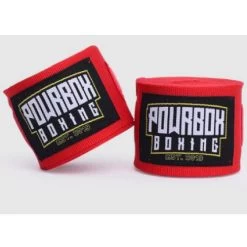 Powrbox Elastic Cloth Boxing Handwraps -Boxing Store red f1a52dd9 6b93 478a a244 03eb28373849