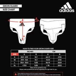 Adidas Adistar Pro Boxing Groin Guard - White -Boxing Store scsc