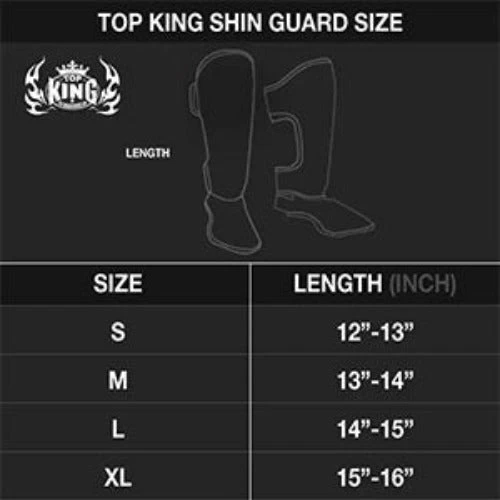 Top King Shin Guard Pro Genuine Leather Black/Black 4 Top King Shin Guard Pro Genuine Leather Black/Black - Image 2